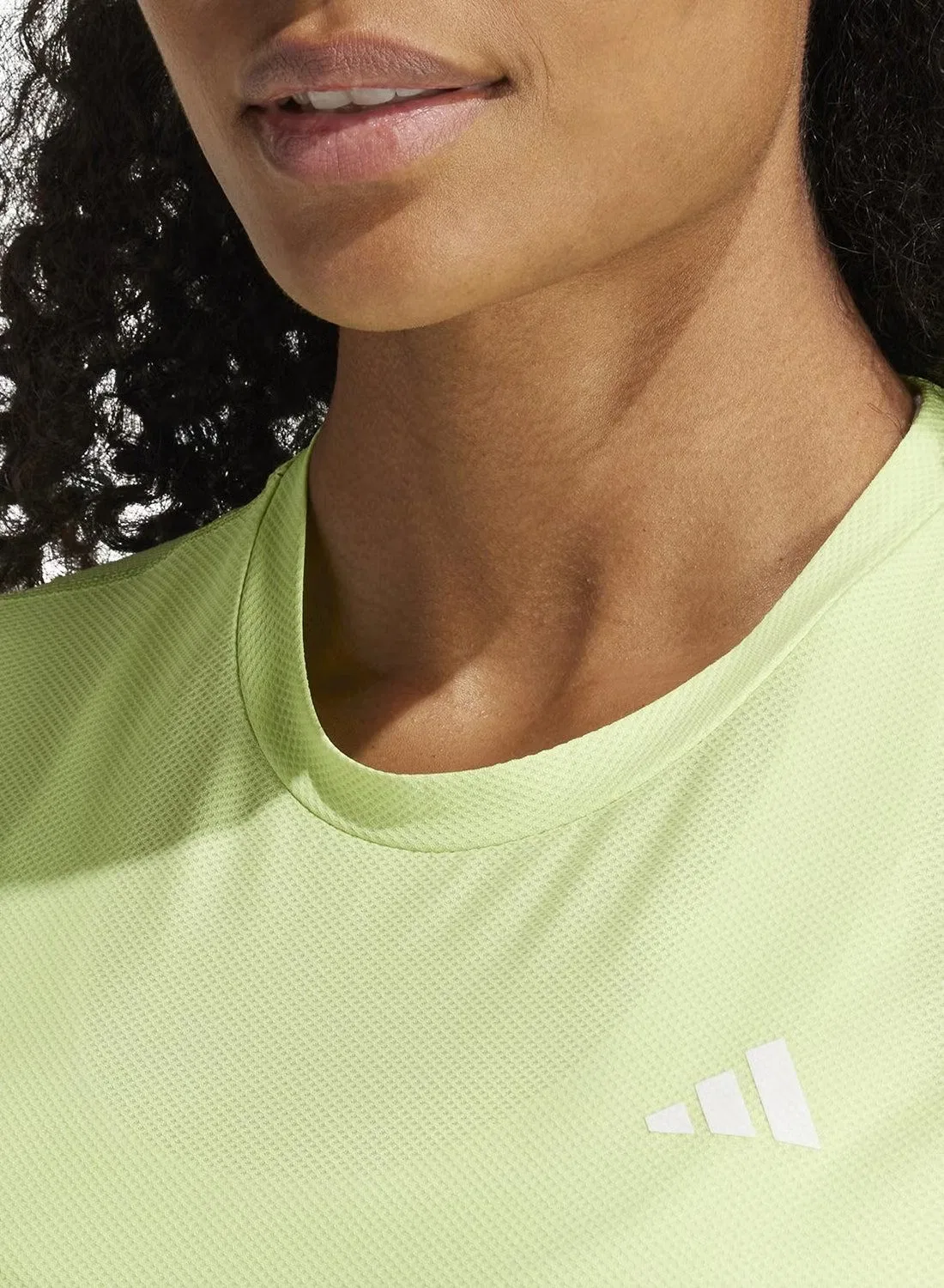 Футболка для бега с влагоотводящей тканью Own the Run Adidas, пуллум — фото 4