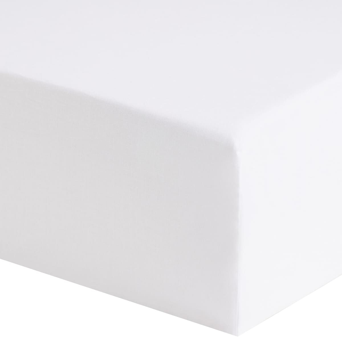 

Простыня на резинке H&M Home Fitted Cotton 160х200, белый
