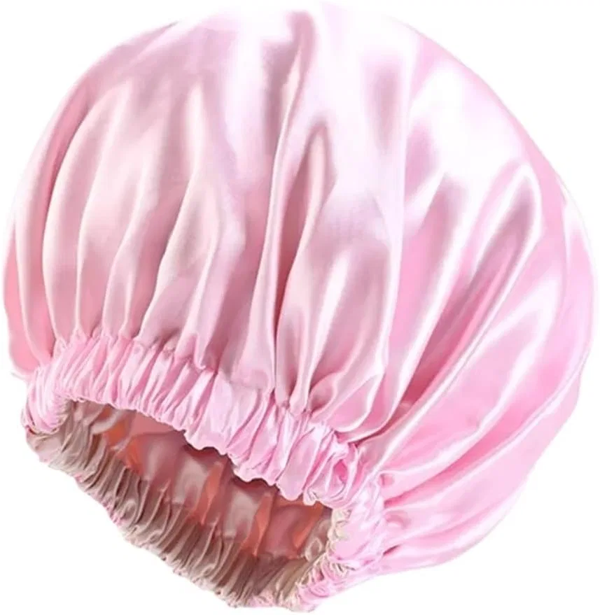 Шапочка для душа шелковая, LSNNMU, Pink