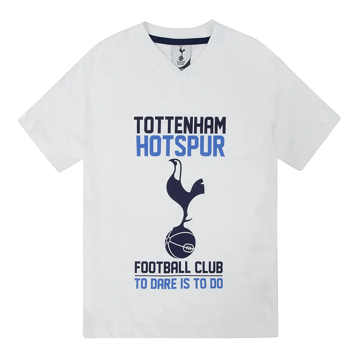 Детский комплект пижамы с коротким рукавом Tottenham Hotspur Fc, White — фото 2