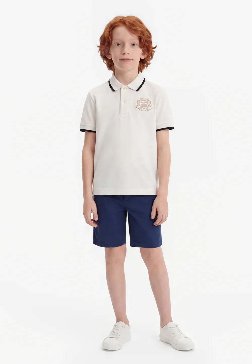 Значок - рубашка поло Lacoste, Farine