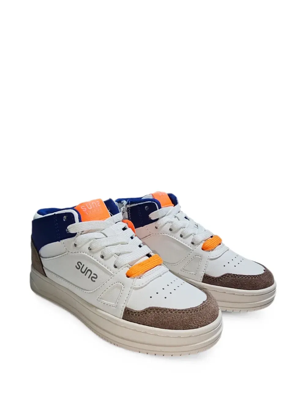 Кроссовки в стиле колор-блок suns kids, белый