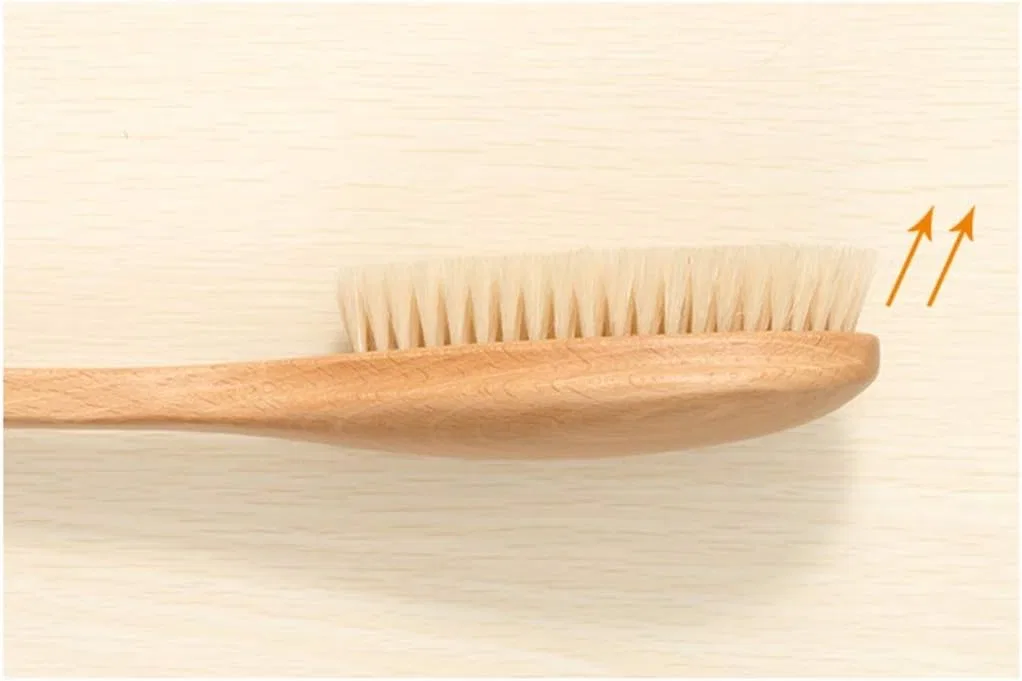 Щетка для тела Bath Brush, дерево + люфа + щетина кабана, WYRKYP — фото 4