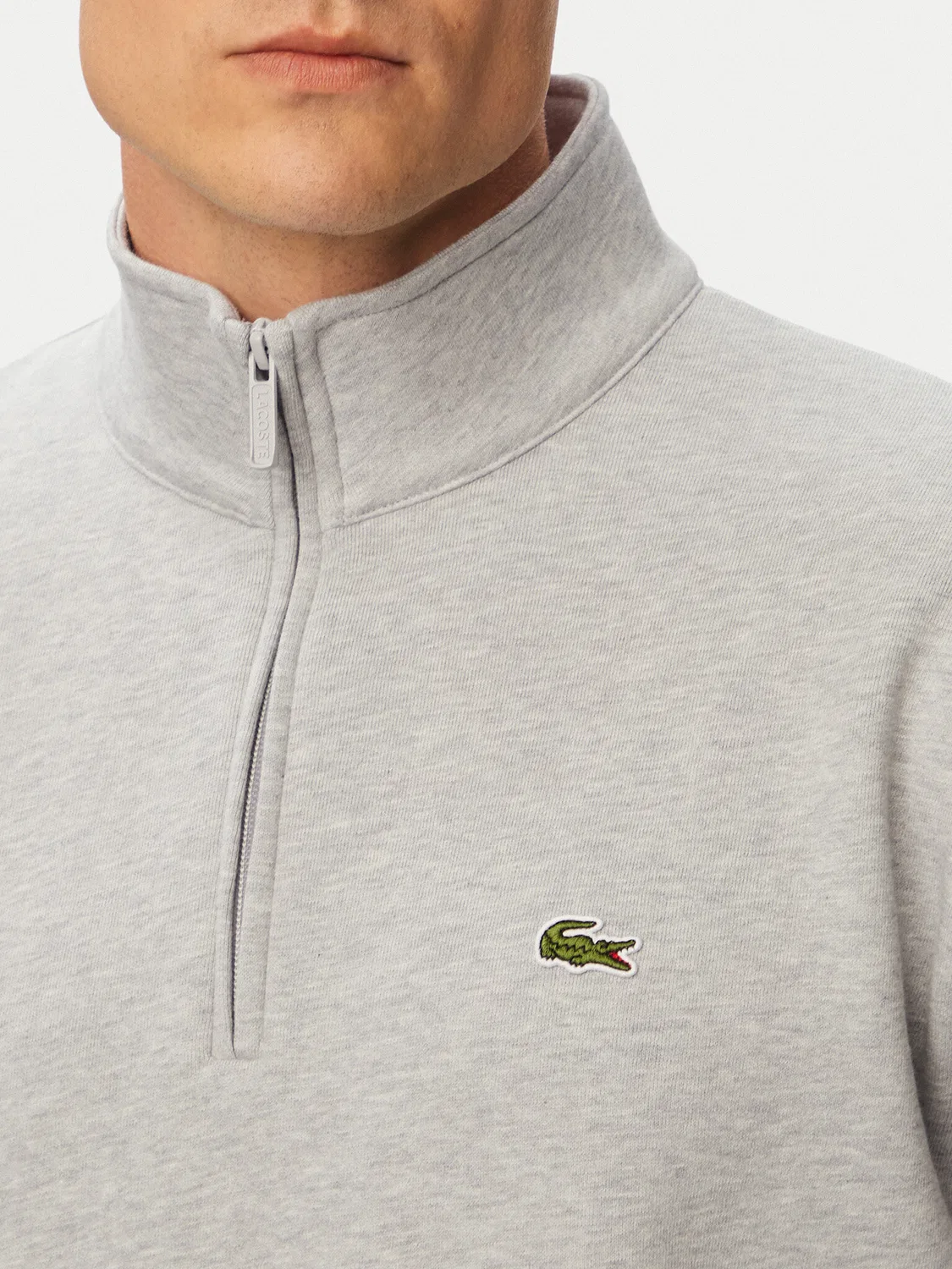 Мужская толстовка стандартного кроя Lacoste, серый — фото 4