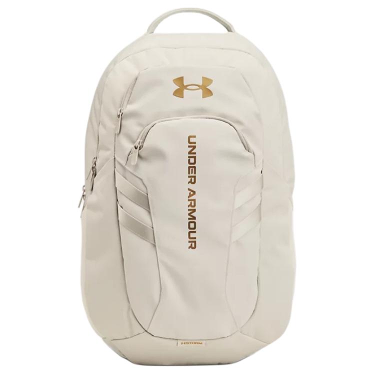 

Under Armour Рюкзак из смеси полиэстера и полиуретана, стандартный, унисекс, белый с металлическим золотом