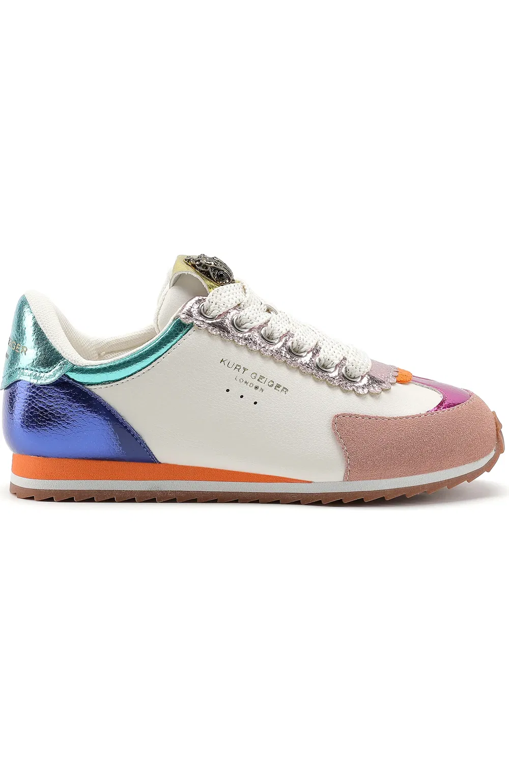 Детские кроссовки с логотипом Mini Runner Kurt Geiger London, Multi — фото 2