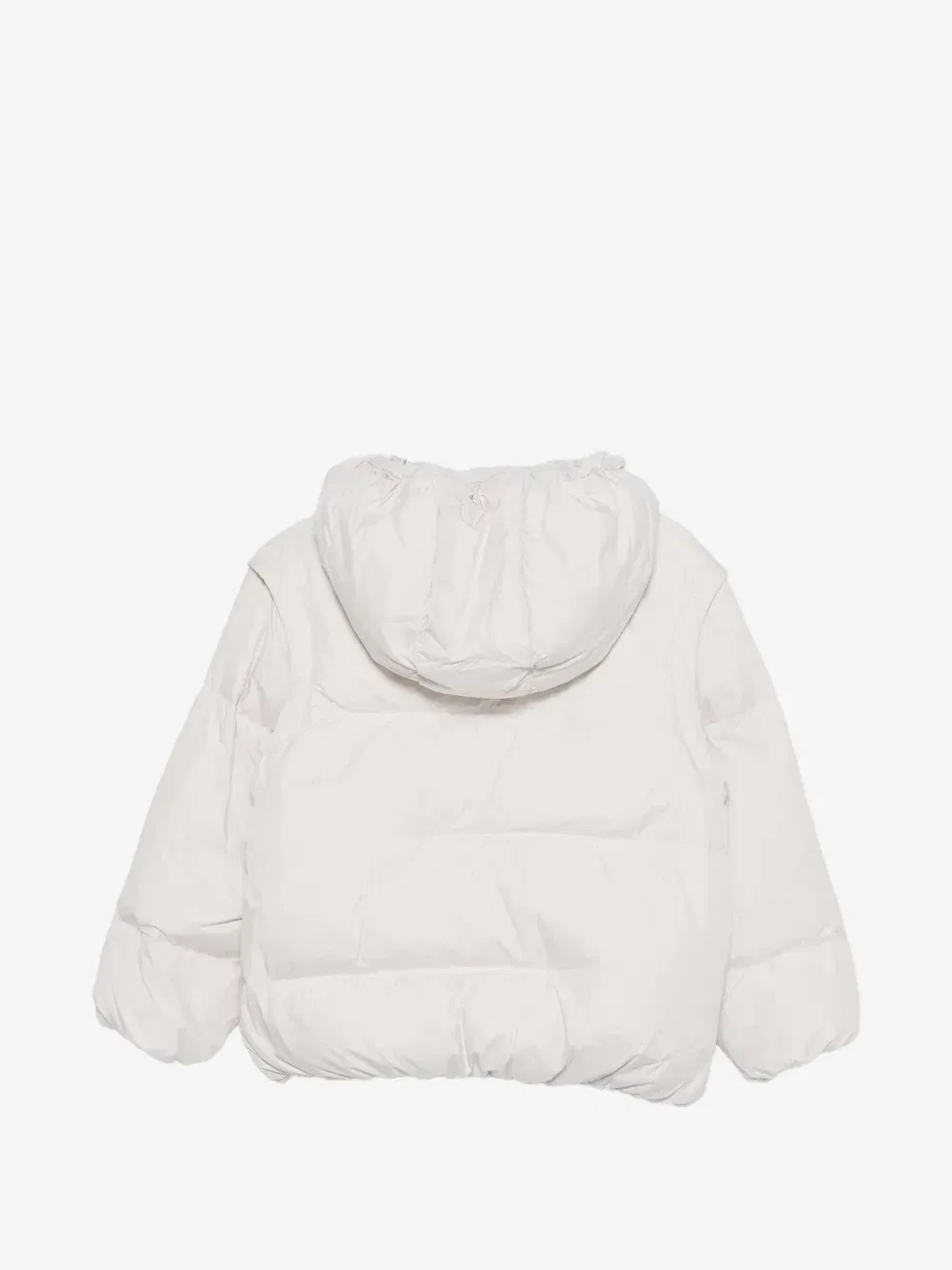 Куртка с капюшоном Emporio Armani Kids, бежевый — фото 2