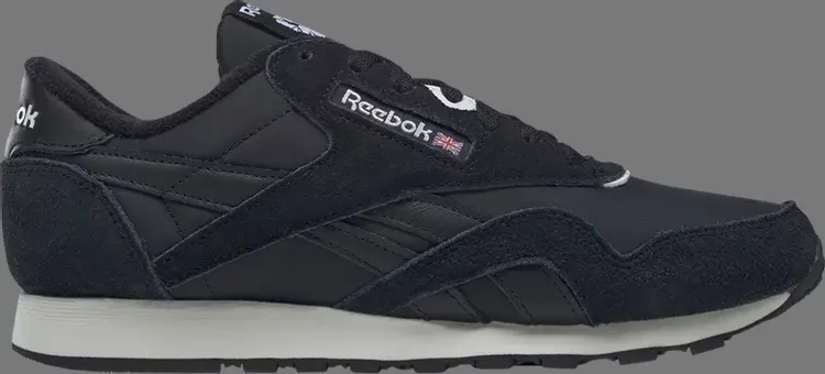 

Кроссовки classic nylon 'black morning fog' Reebok, черный