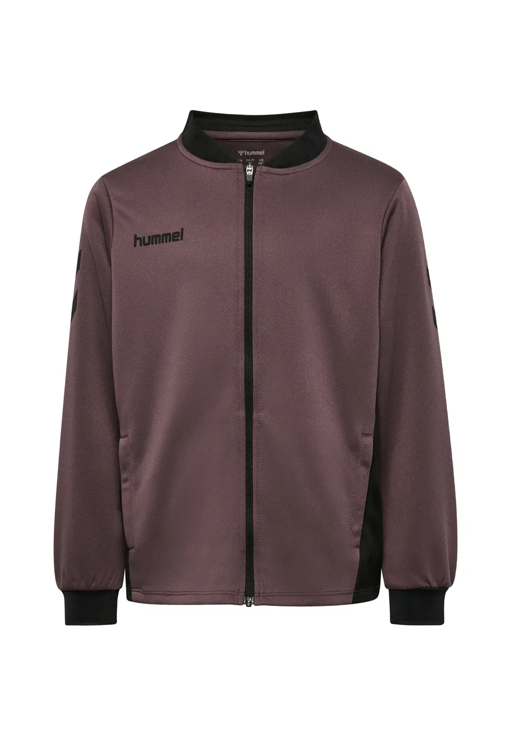 Детская тренировочная куртка Hmlblaze club 26 на молнии, унисекс Hummel, Huckleberry