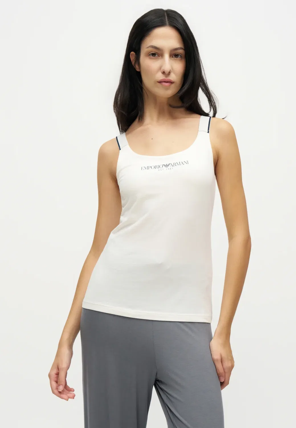 Новая майка - нижняя рубашка Emporio Armani, White — фото 4