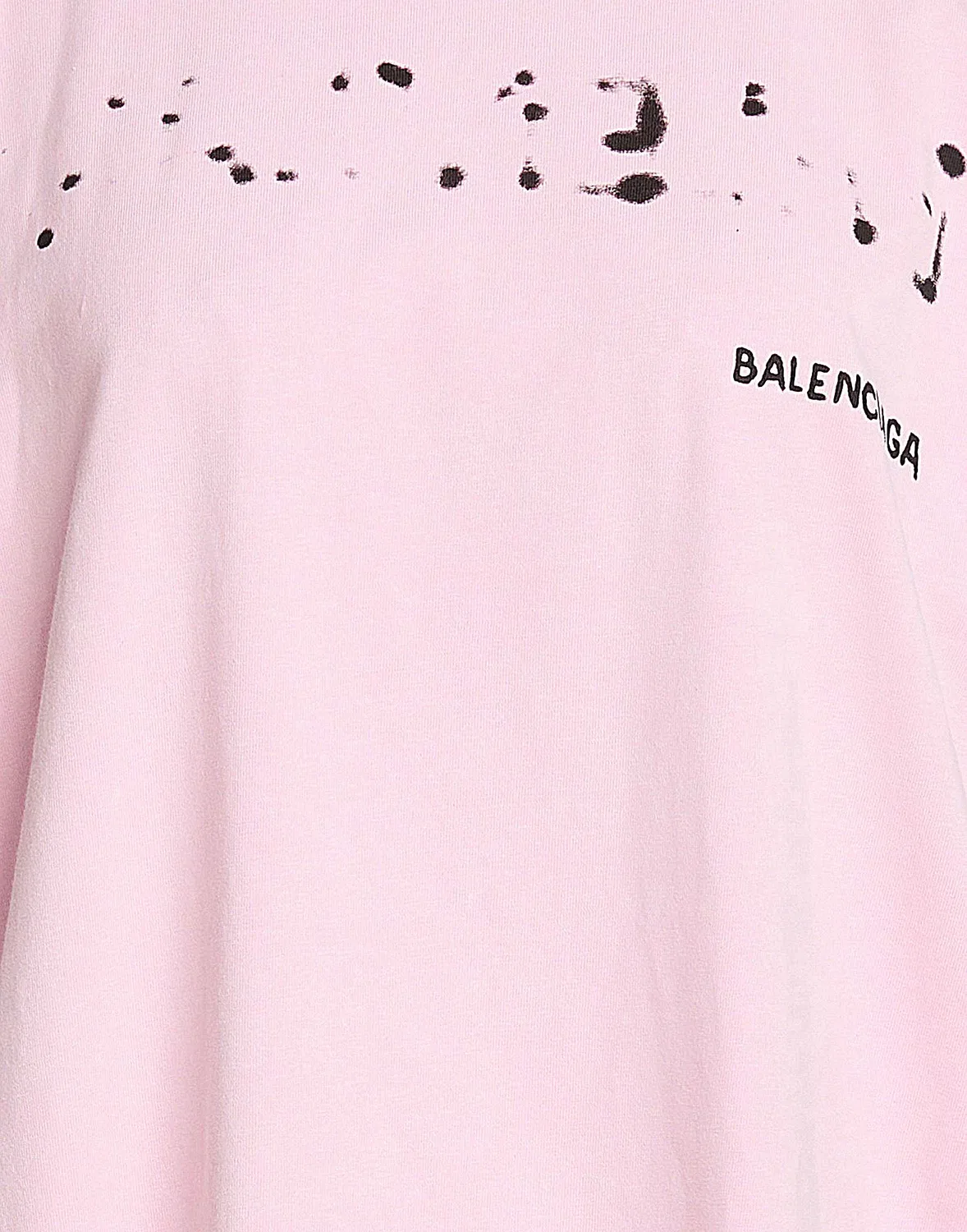 Женская футболка с принтом Balenciaga, Light Pink — фото 4