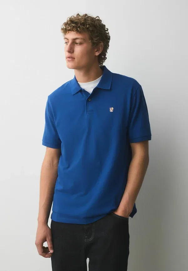 Поло с дышащей тканью Pique poloshirt Next Blue, синий