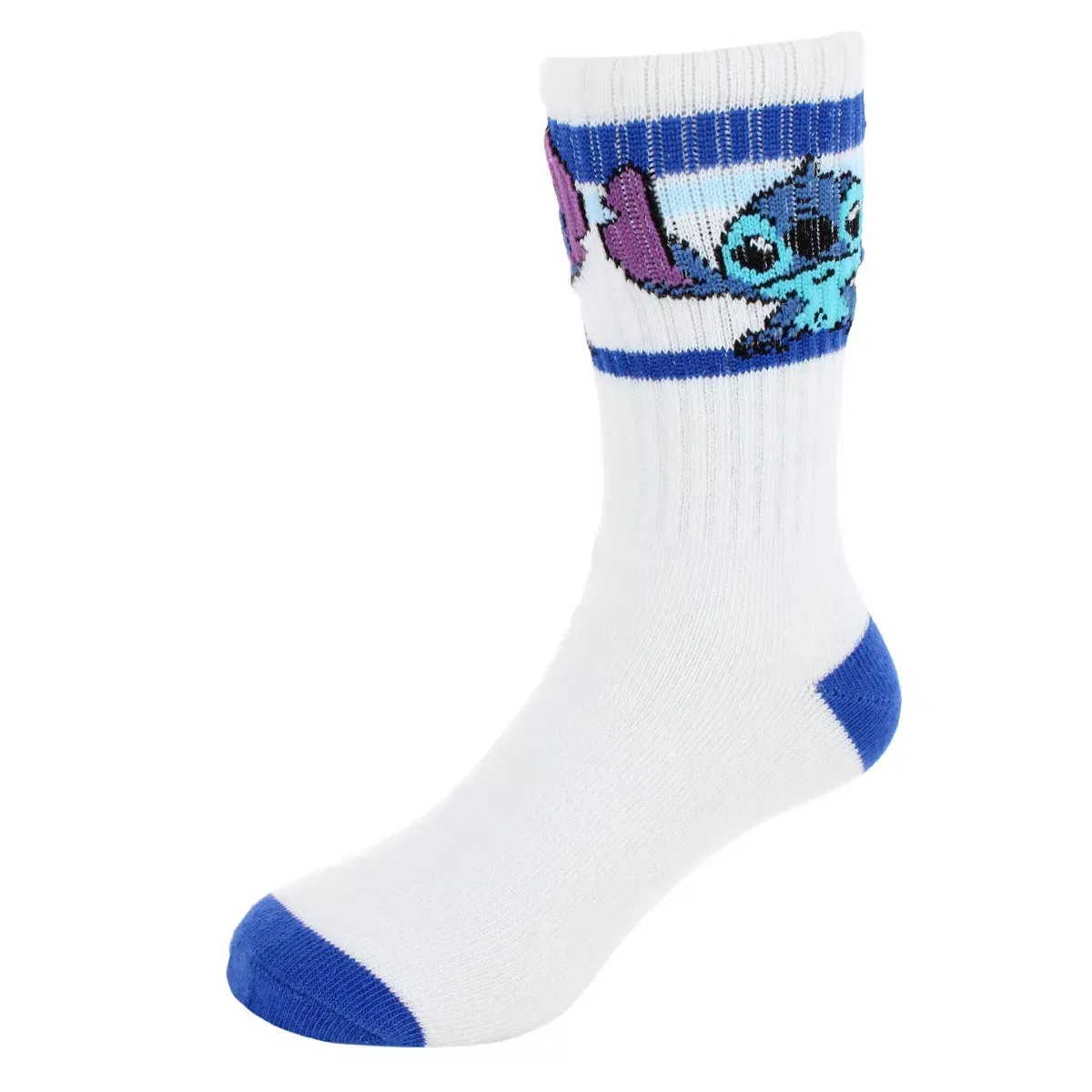 Детские носки для мальчиков с принтом Lilo & Stitch Textiel Trade, White With Blue Stripes