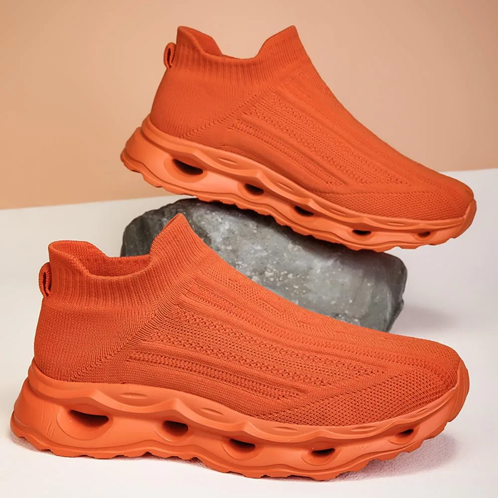 Детские кроссовки с дышащим верхом Trcloltc Zum Hineinschlüpfen Sneakers, 283 Orange — фото 3