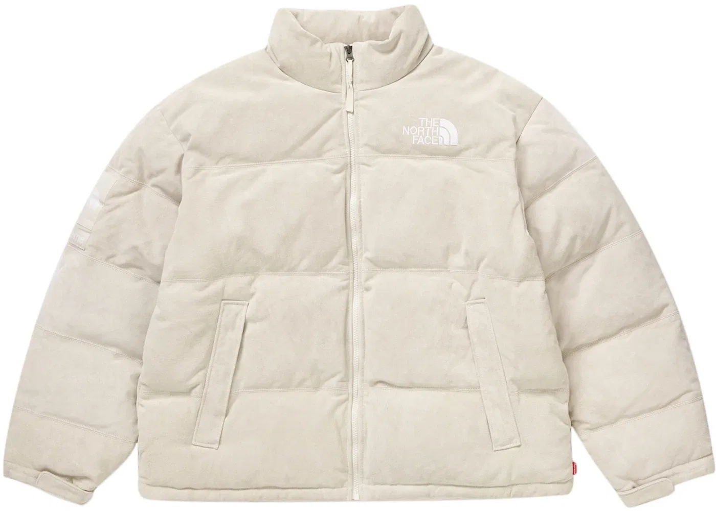 Мужская куртка из замши с утеплителем Nuptse Supreme, Stone
