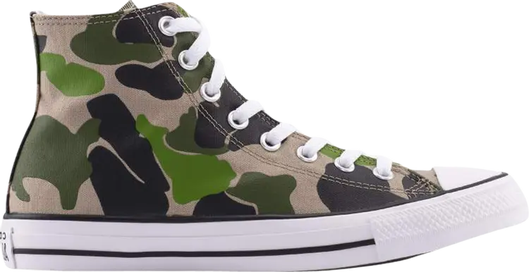 

Кроссовки Converse Chuck Taylor All Star High Archival Camo, зеленый