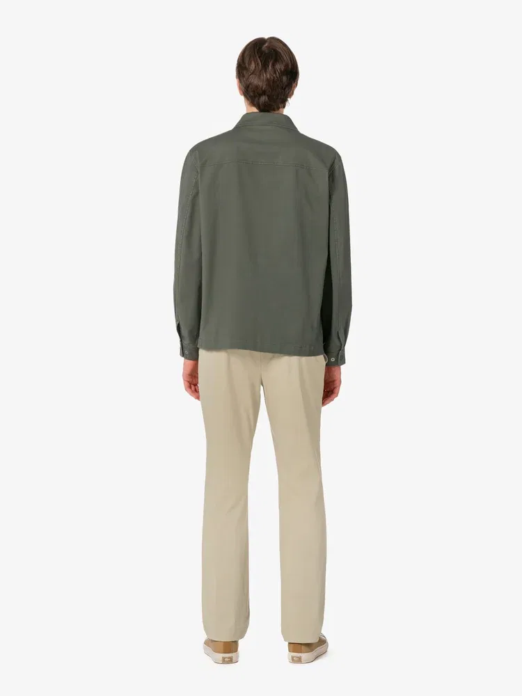 Чиносы с принтом LACOSTE, Beige — фото 3