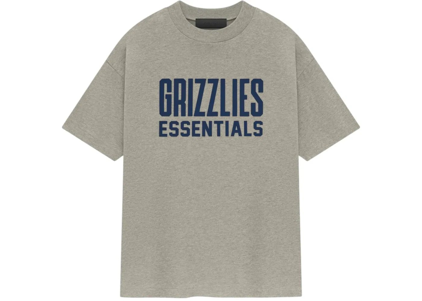 Мужская футболка с принтом Fear of God Essentials Grizzlies Tee Warm Heather, Warm Heather