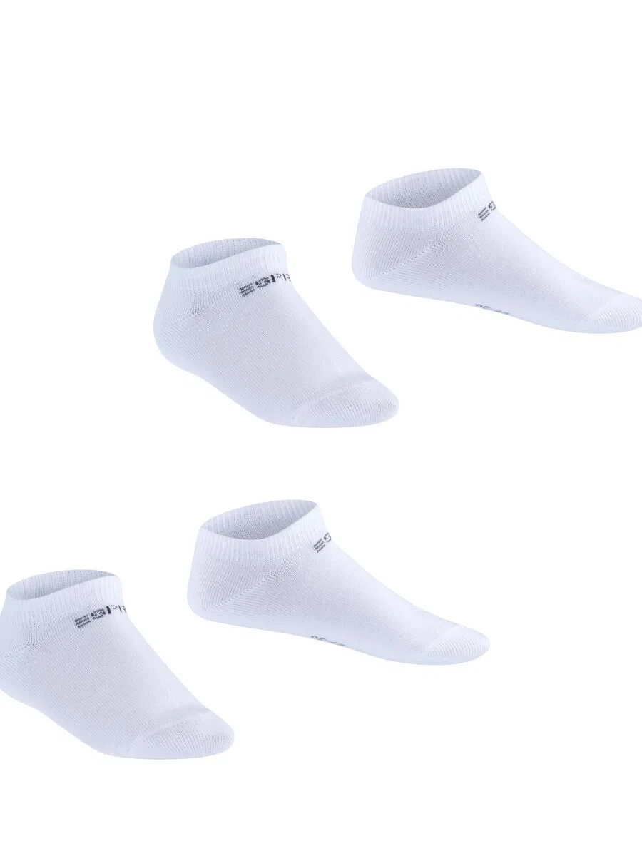 Носки ESPRIT 'Foot Logo 2-Pack' цвета "слоновая кость"
