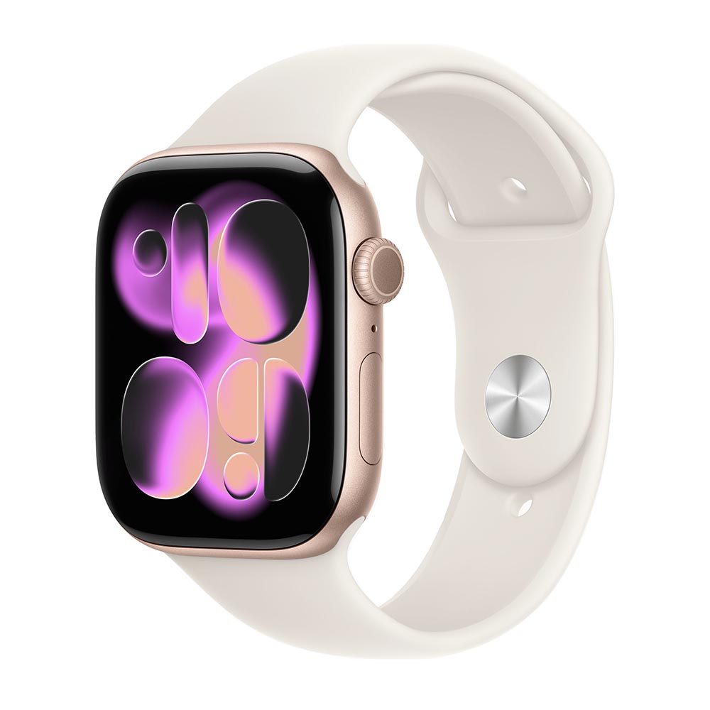 

Умные часы Apple Watch Series 11 (GPS+Cellular), 46 мм, Rose Gold Aluminum Case/Starlight Sport Band - S/M, Розовый, Умные часы Apple Watch Series 11 (GPS+Cellular), 46 мм, Rose Gold Aluminum Case/Starlight Sport Band - S/M