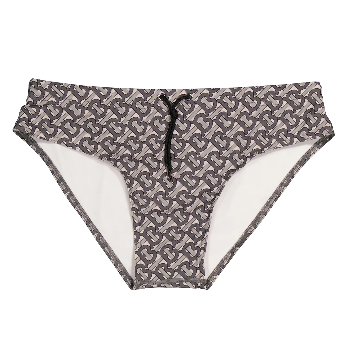 Плавки с монограммой Grayes Monogram Burberry, Mid Grey Ip Pat