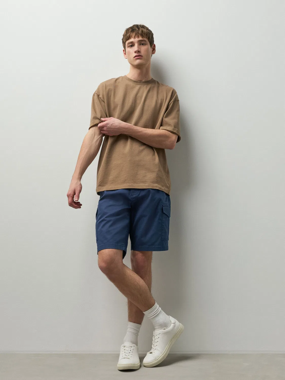 Шорты карго, набор 2 шт, Stretch Cargo Shorts Next, синие/угольные — фото 3