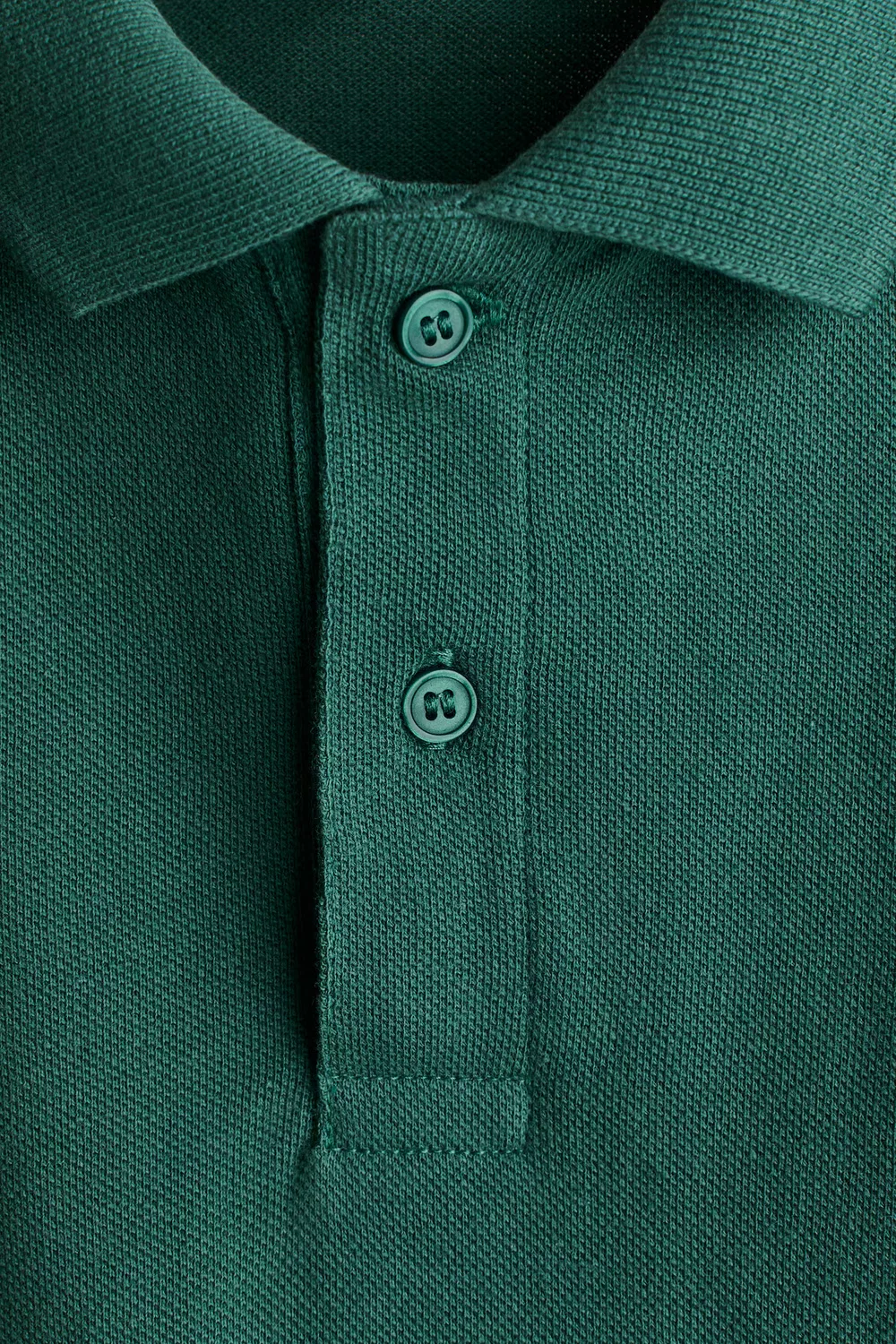 Комплект из двух хлопковых поло-рубашек пике H&M, Marineblau/Gestreift — фото 3