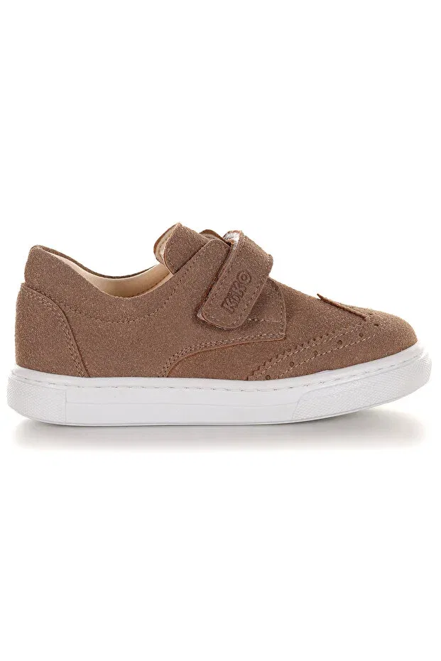 Детские кроссовки для мальчиков на липучке Richie Kiko Kids, Sand — фото 3