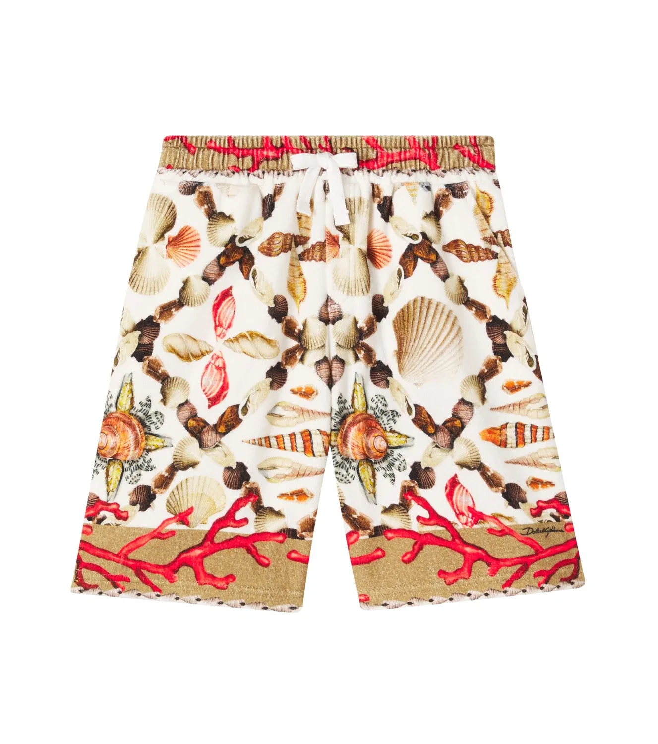 Бермуды хлопковые Dolce&Gabbana Kids, белый