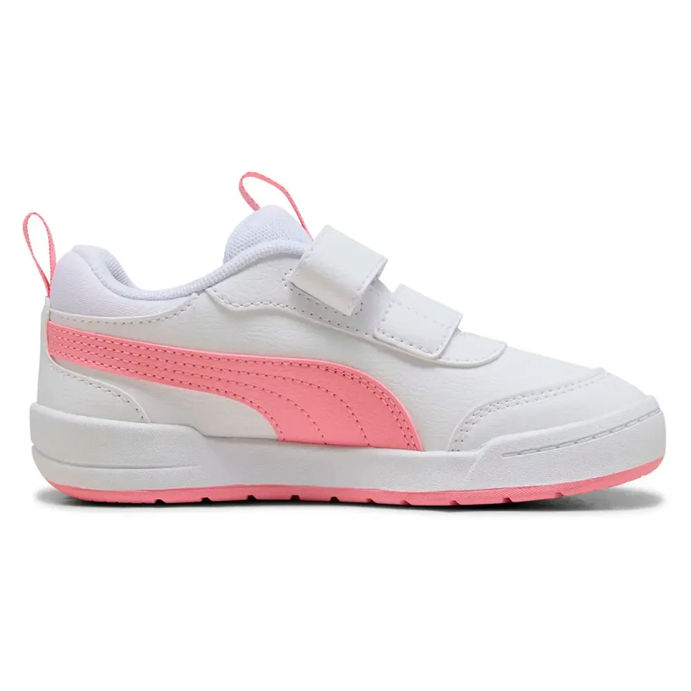 Детские кроссовки для девочек с липучкой Multiflex 2 SL V PS Puma, White — фото 3