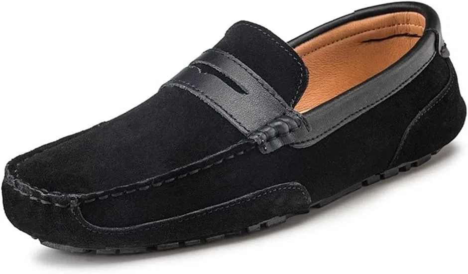 Лоферы кожаные Men's Loafers Penny Loafers, Black SayfuR — фото 2