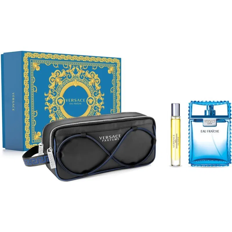 Мужской набор парфюмерии Versace Eau Fraîche, Unisex, Heather Navy