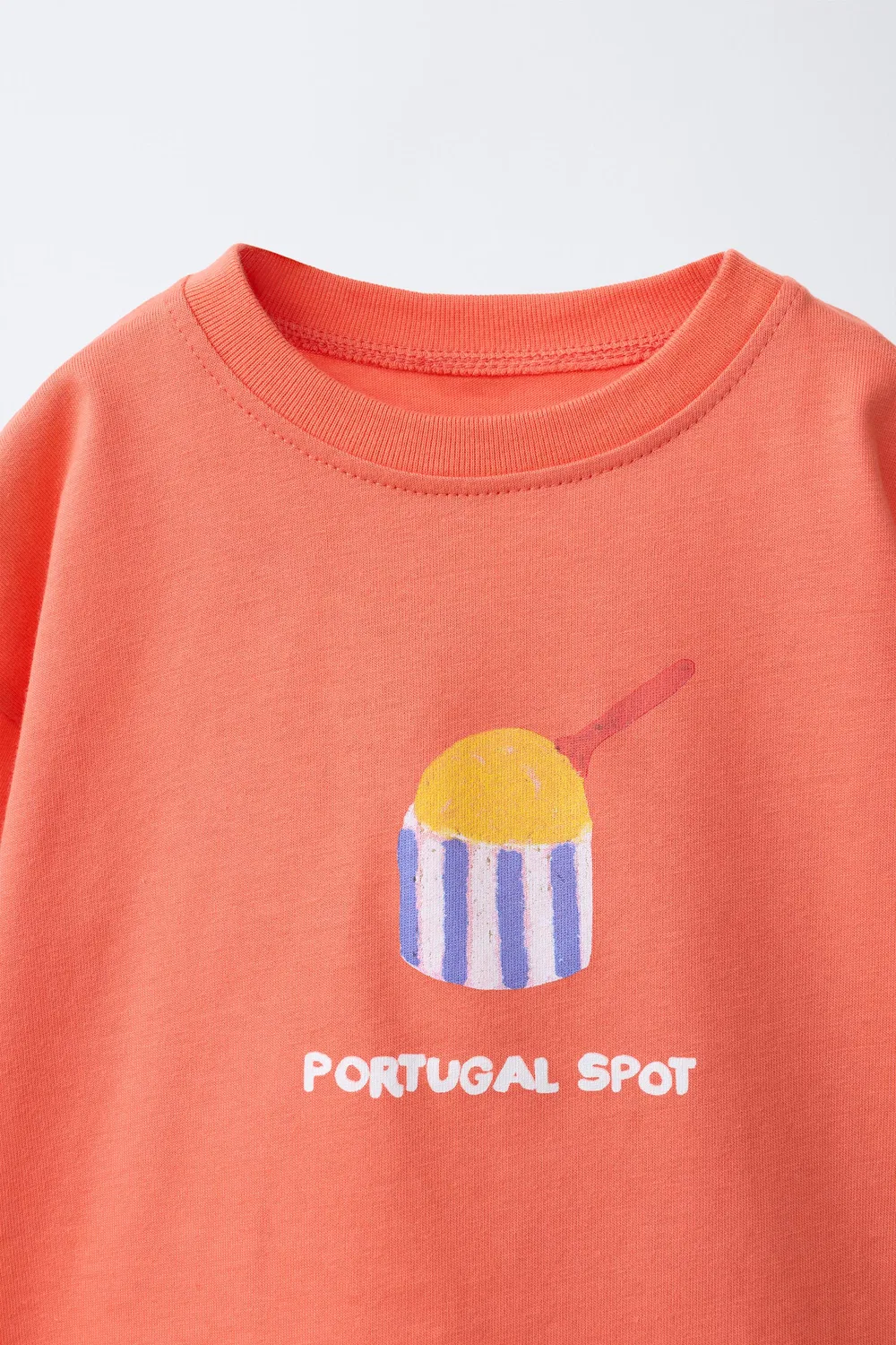 ФУТБОЛКА ISABELLE VANDEPLASSCHE МОРОЖЕНОЕ ZARA, Orange — фото 3