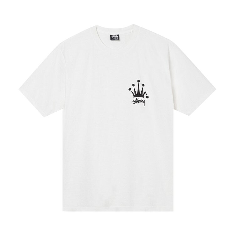 

Футболка Stussy Regal Crown Pigment Dyed Tee 'Natural', белый