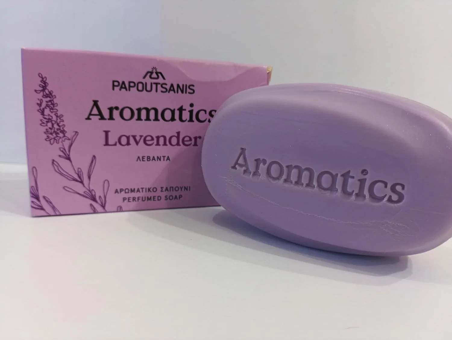 Мыло Lavender Papoutsanis, 4 унции, 6 шт, 118.29 мл