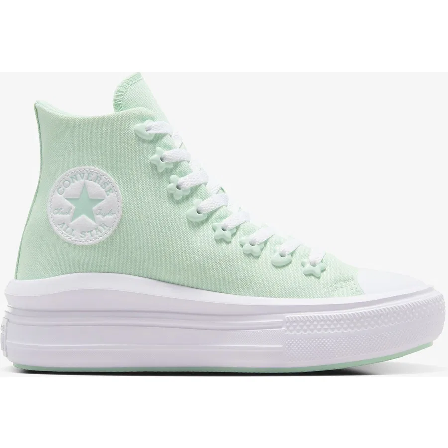 Кроссовки повседневные с платформой Converse CHUCK TAYLOR ALL STAR MOTION PLATFORM STARS, Зеленый