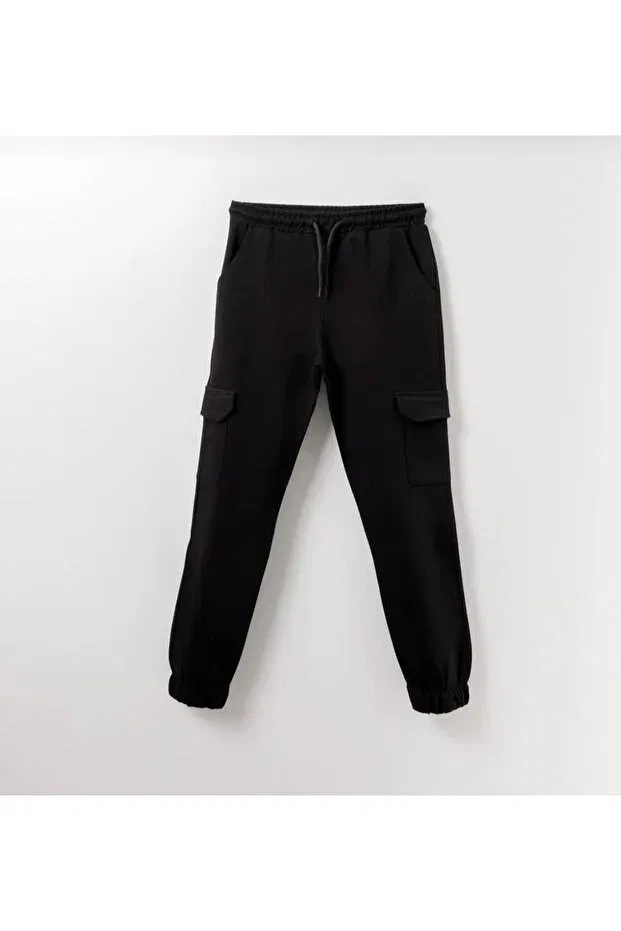 Детские спортивные штаны для девочек с принтом Kargocep Arttmacrame, Black