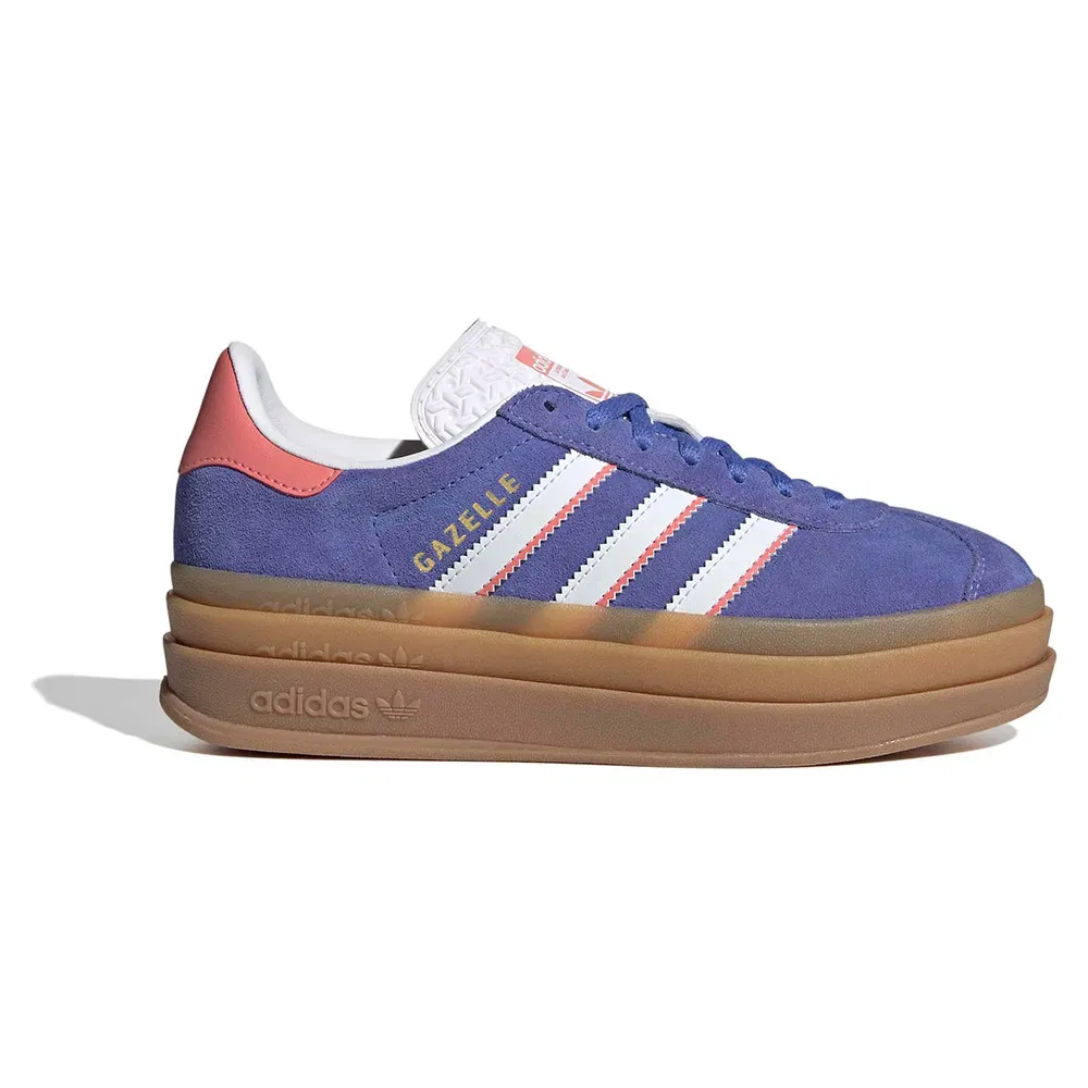 Детские кроссовки на платформе Gazelle Bold Junior Adidas Originals, Blue