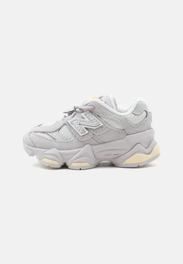 Кроссовки из кожи и текстиля 9060 New Balance, Horizon Grey/Calcium, серый