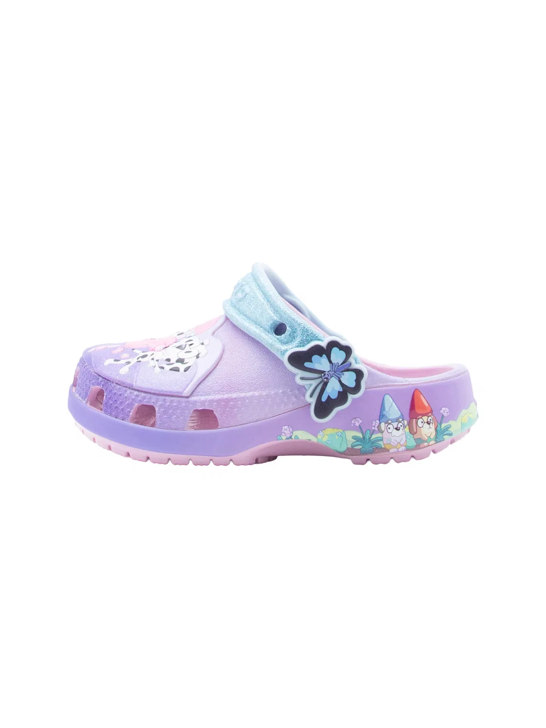 Сандалии Crocs Classic Bluey в розовом цвете