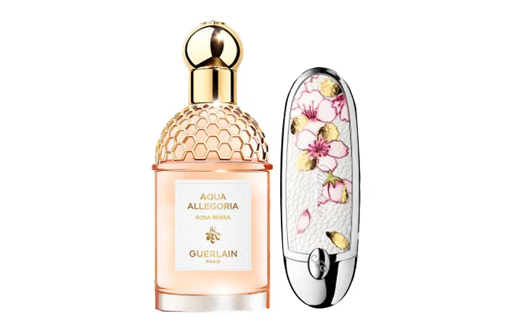Женский парфюмерный набор Gilded Pink Sakura 214 + Rose Rose Perfume 30ml, GUERLAIN, Gilded Pink Sakura/Rose Rose