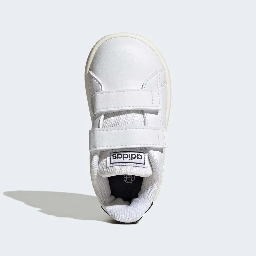 Детские кроссовки с липучками Advantage Lifestyle Court Two Hook-And-Loop Shoes adidas, Бело-синий — фото 4