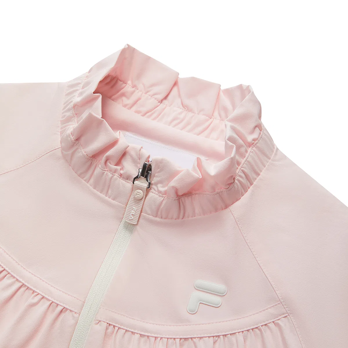 Детская футболка с воротником-оборкой Forest Cherry Blossom Pink FILA KIDS — фото 4