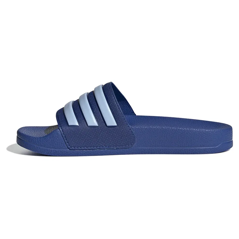 Детские шлепанцы для девочек с быстросохнущим материалом Adidas, Blue — фото 3