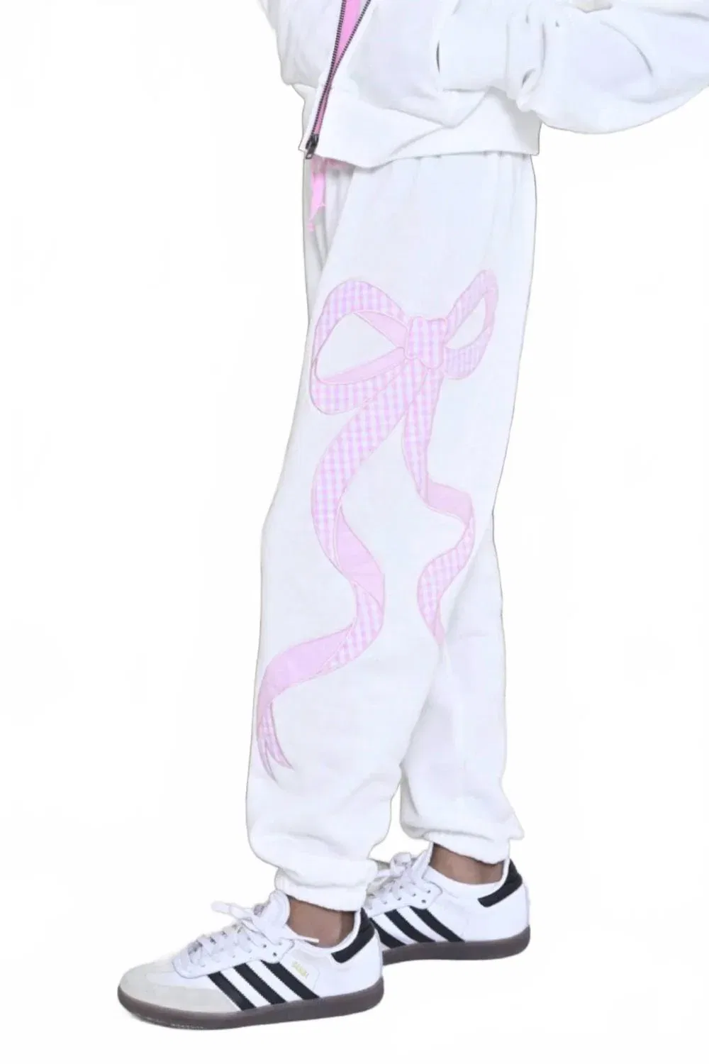 Детские брюки с бантом Dylan Wth Bow Pant Katie & Co, Vintage White — фото 2