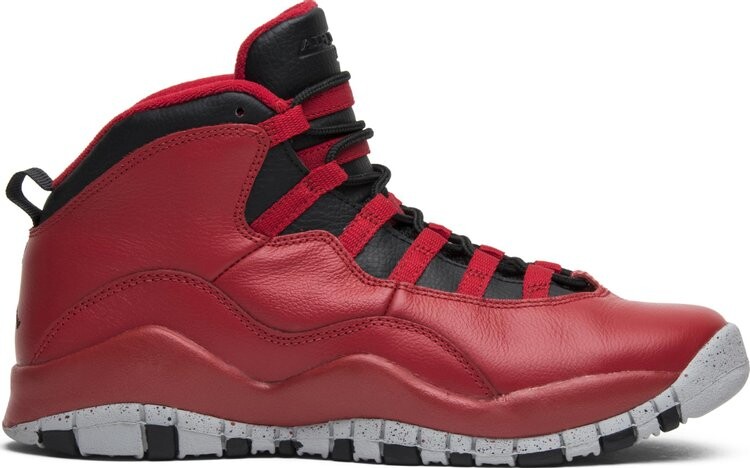 

Кроссовки Air Jordan 10 Retro BG Bulls Over Broadway, красный, Красный;коричневый, Кроссовки Air Jordan 10 Retro BG Bulls Over Broadway, красный