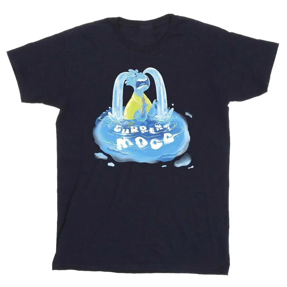 Футболка хлопковая с принтом Crying cotton, Elemental, Navy
