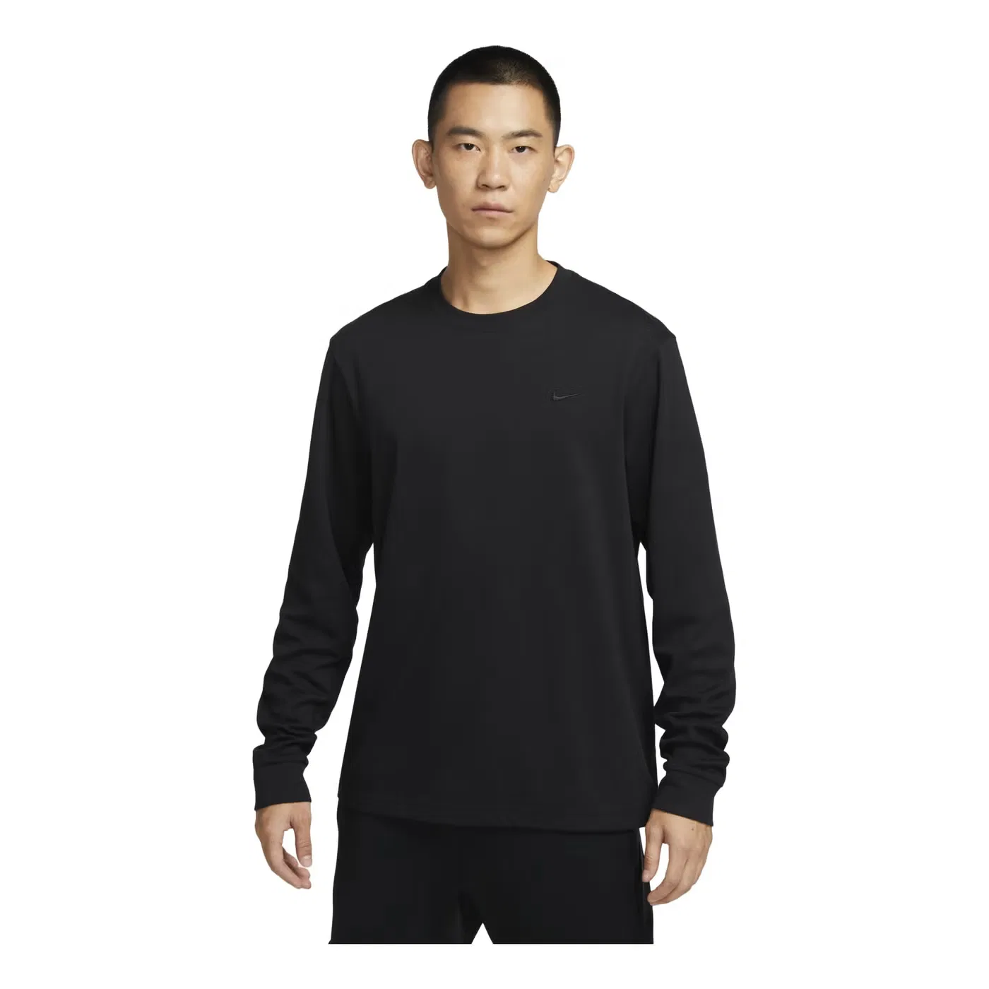 Лонгслив с длинным рукавом Dri-Fit Primary Nike, черный