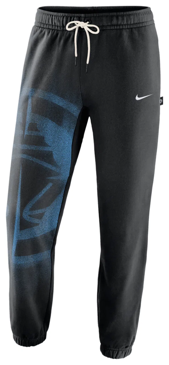 Мужские брюки утепленные Nike Clippers Basketball Icon Pants, белый/черный