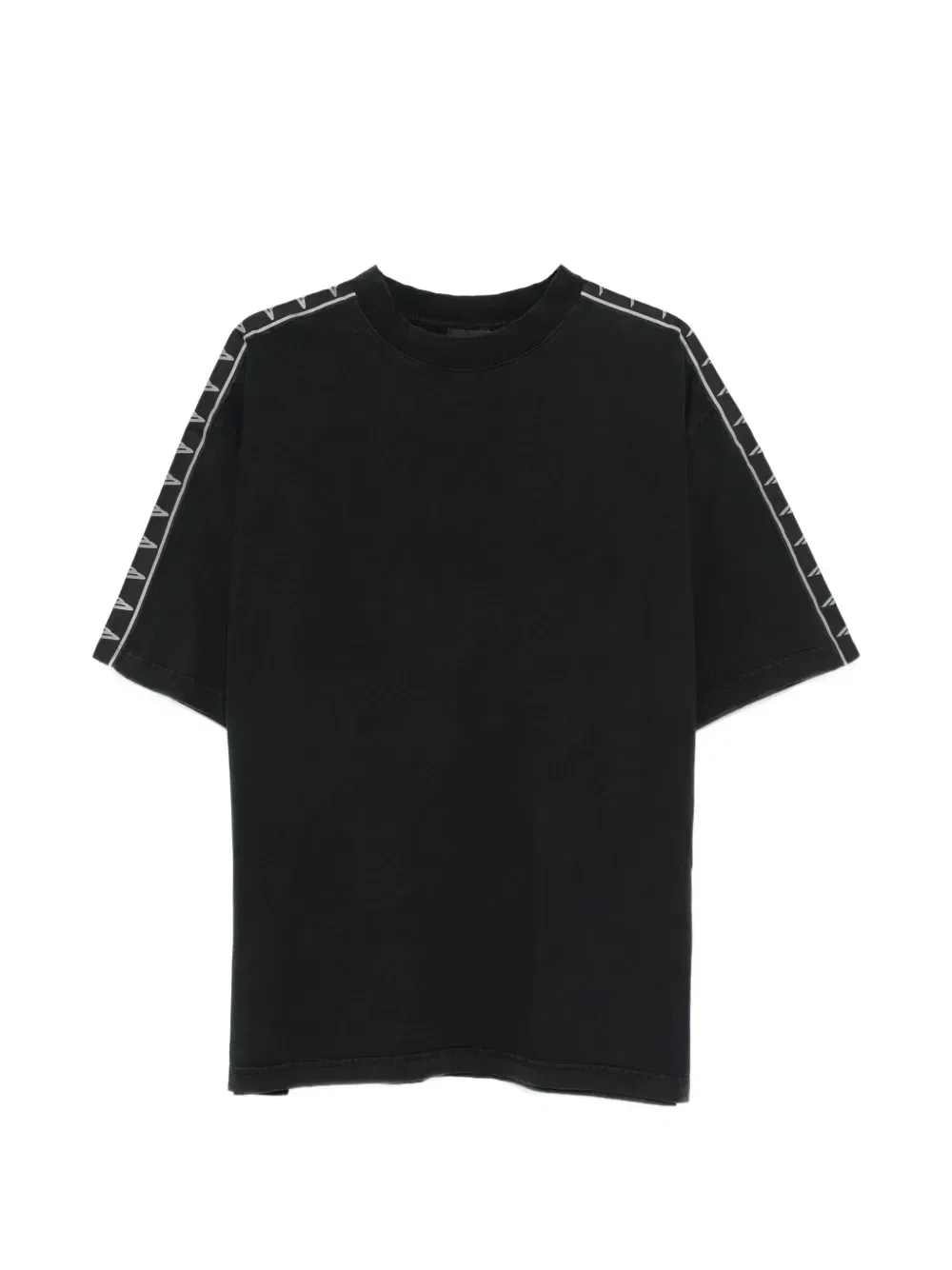 Футболка с кантом Balenciaga, черный